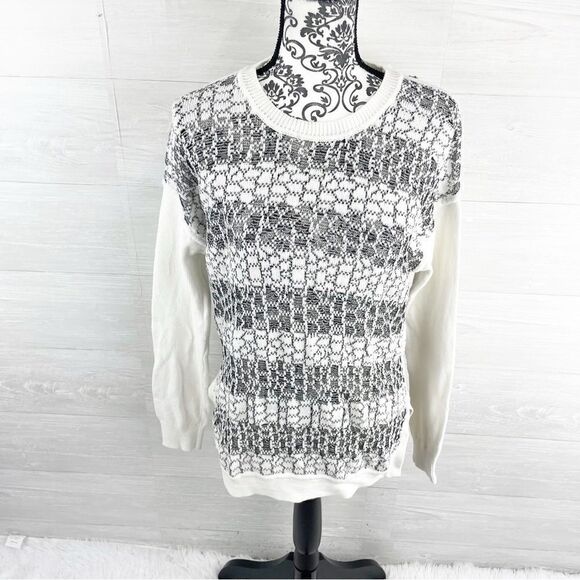 Derek Lam 10 Crosby High-Low Pullover Ribbed Knit Sweater - Picture 4 of 11